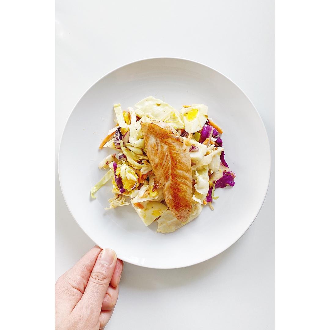 酷炫屌炸天好吃的煎鸡胸肉（香蒜蜂蜜煎鸡胸肉）