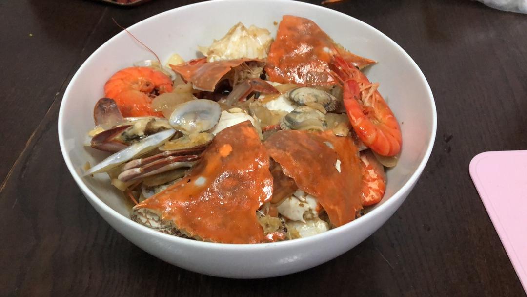 清炒梭子蟹