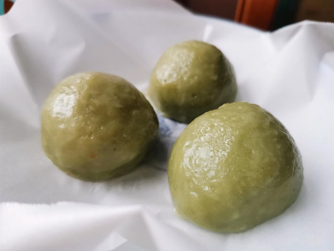 《Tinrry+》咸蛋黄肉松青团+红豆沙青团
