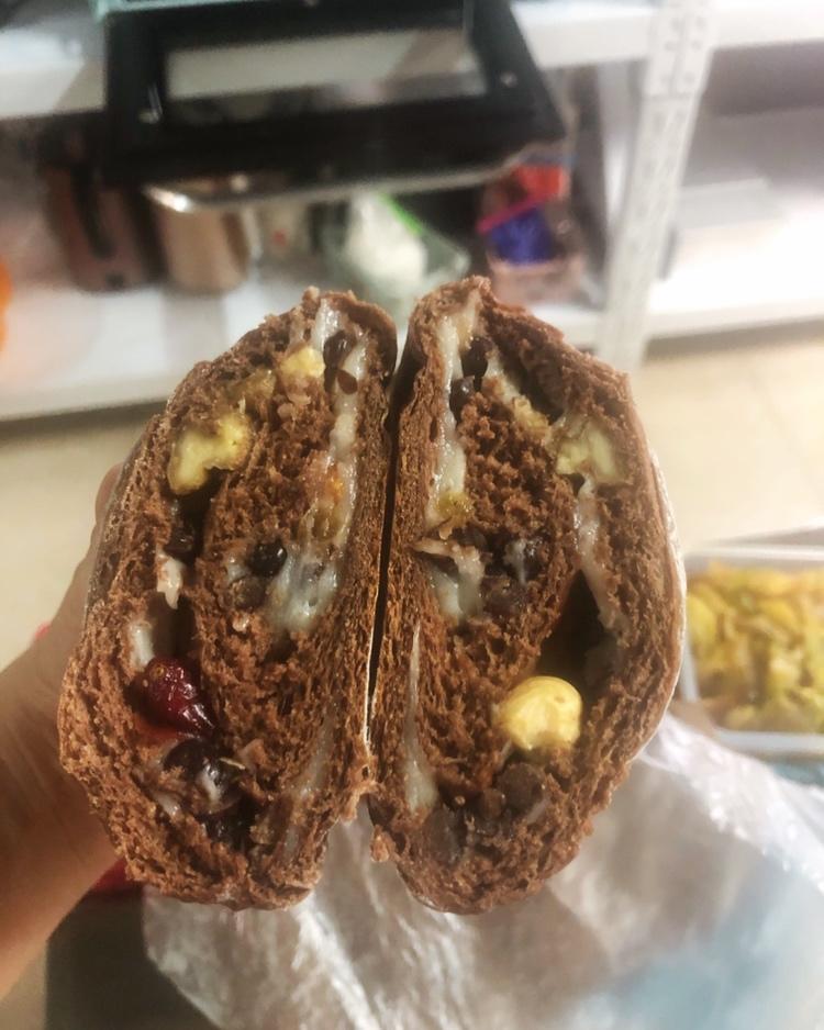 可可麻薯软欧