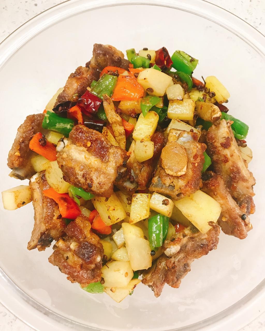 香辣干锅排骨
