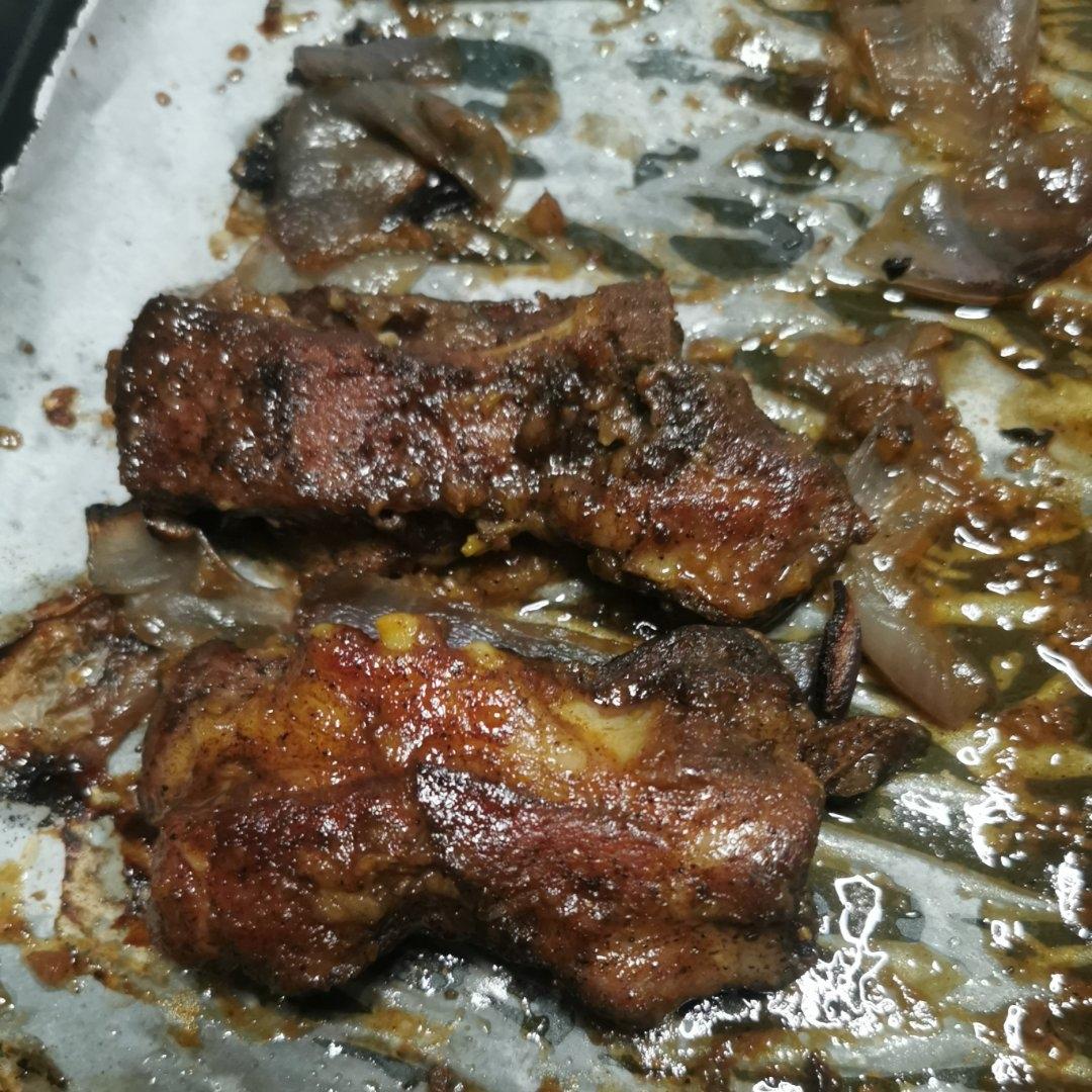 最简单的焦香软糯烤猪肋排