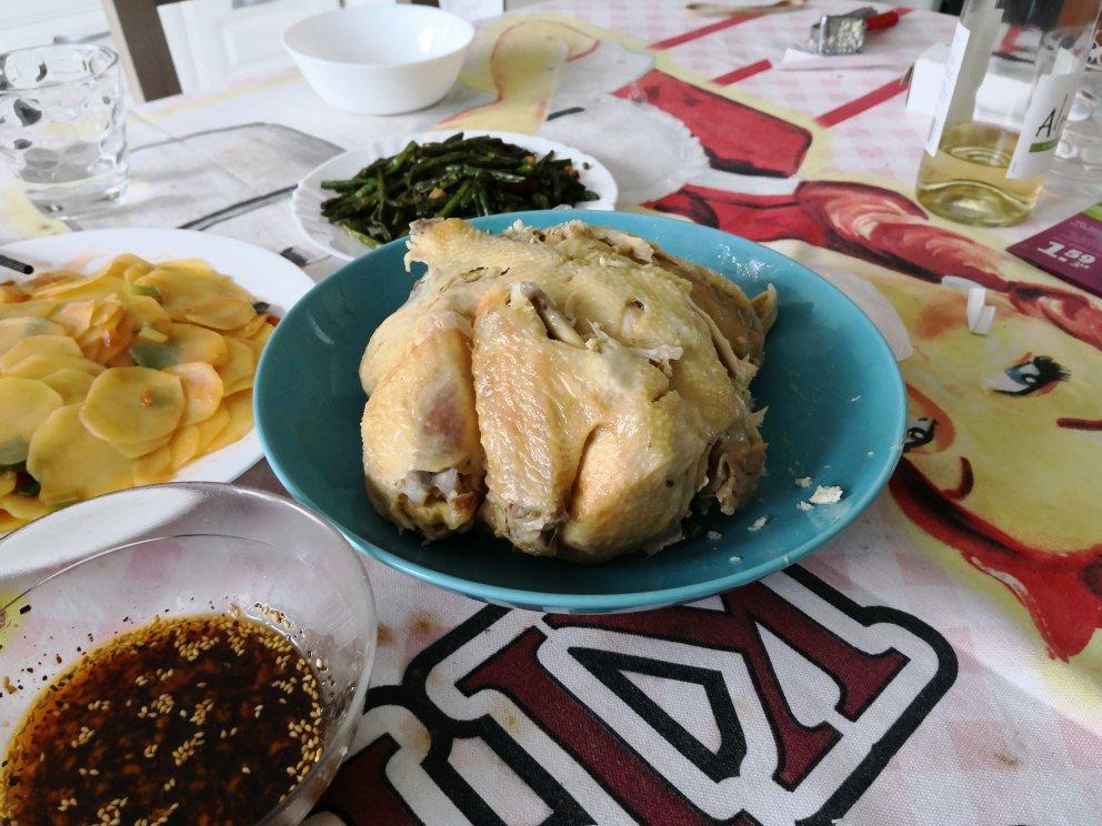 电饭煲版盐焗鸡