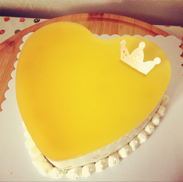 芒果冻芝士蛋糕