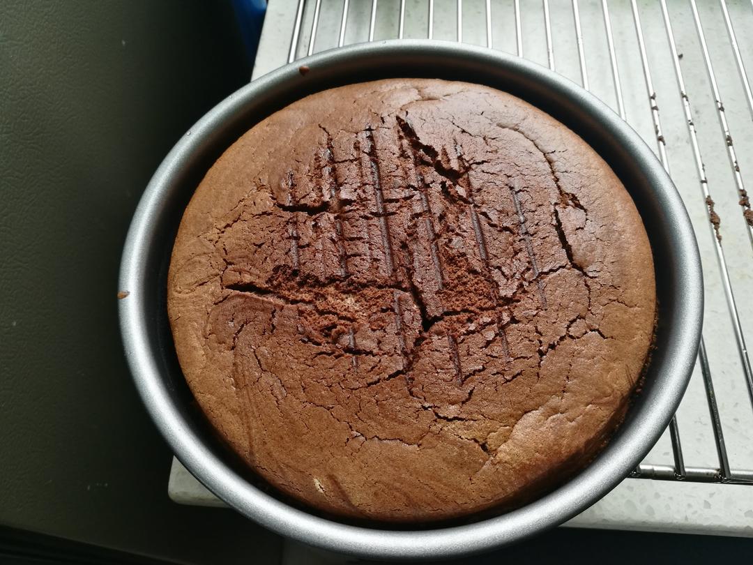 巧克力可可戚风裸蛋糕（含视频）