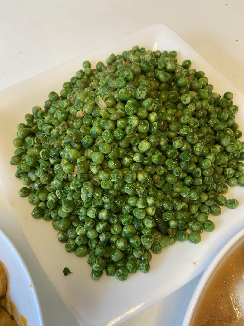清炒豌豆米