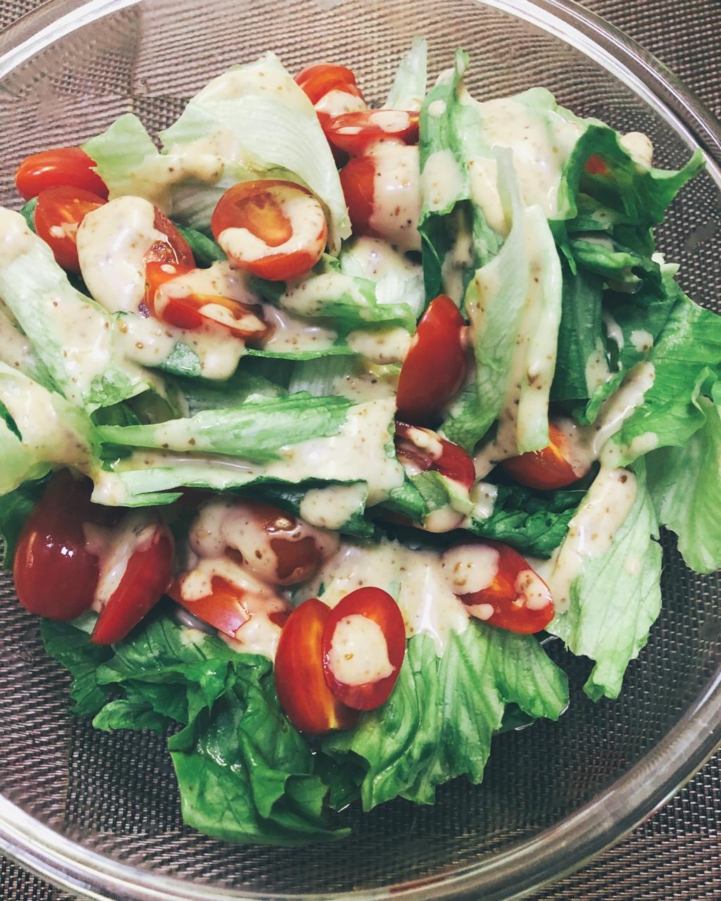 只有生菜的韩式生菜沙拉