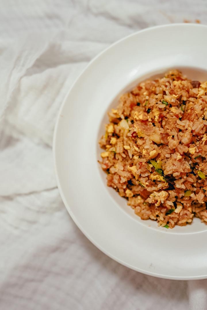 番茄元贝炒饭