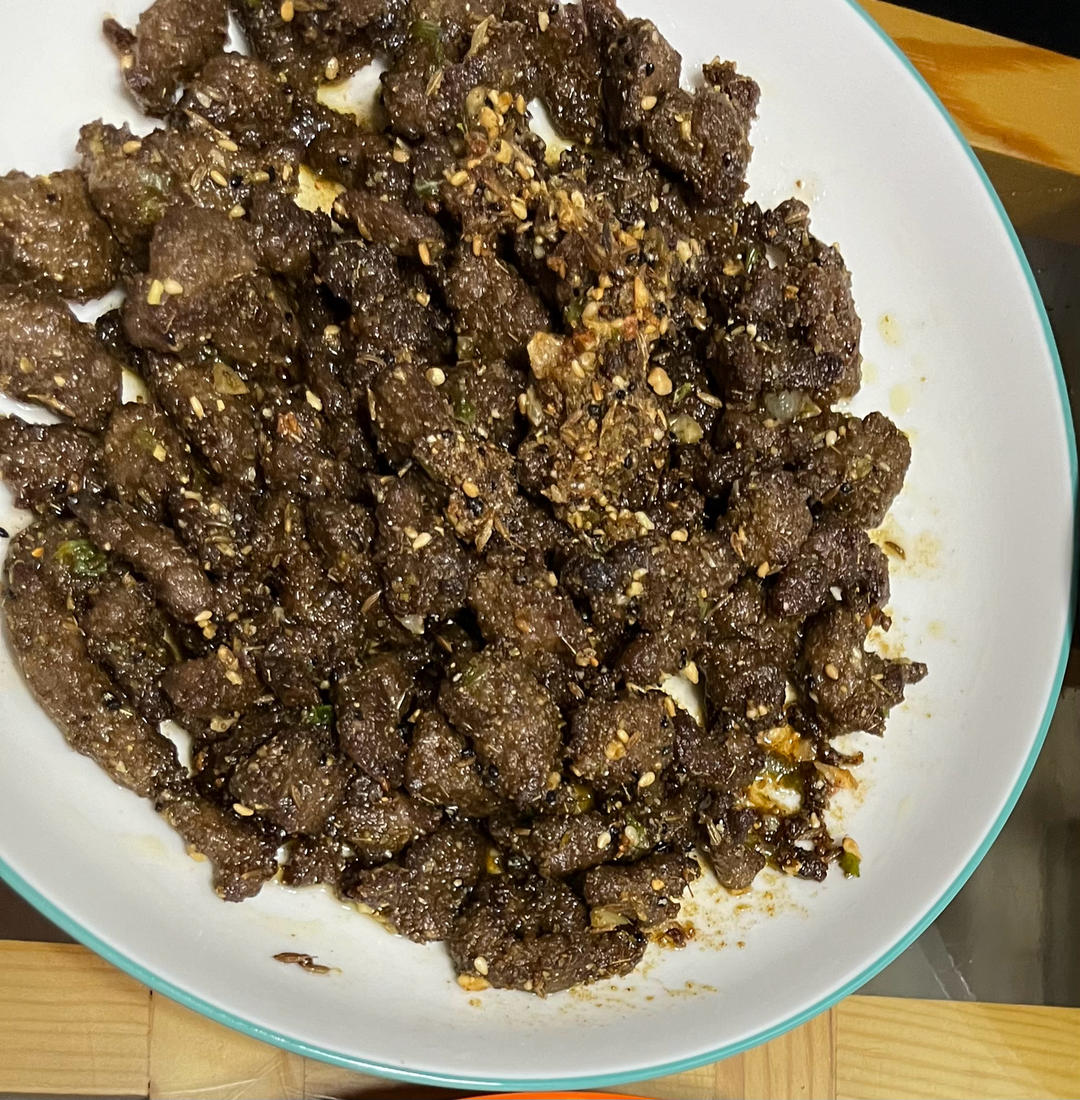孜然牛肉粒