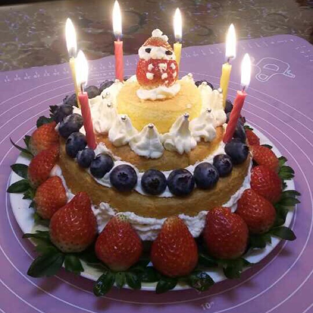 圣诞“裸蛋糕”