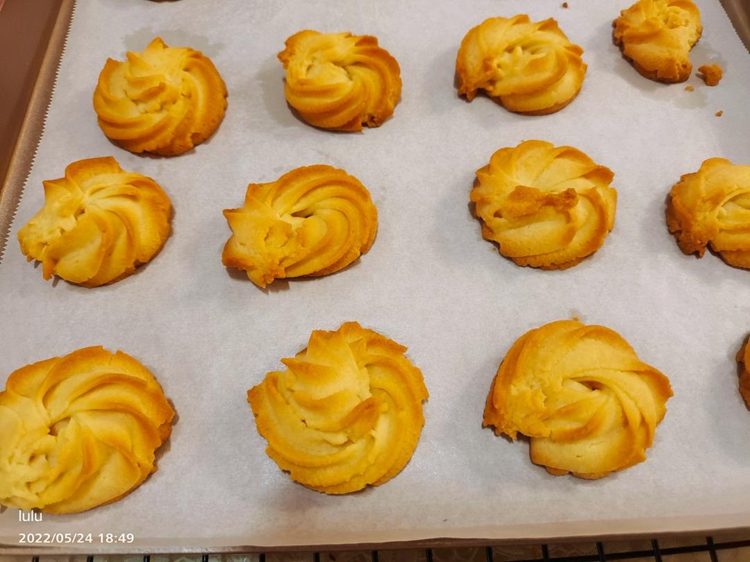 奶香十足的奶油曲奇🍪
