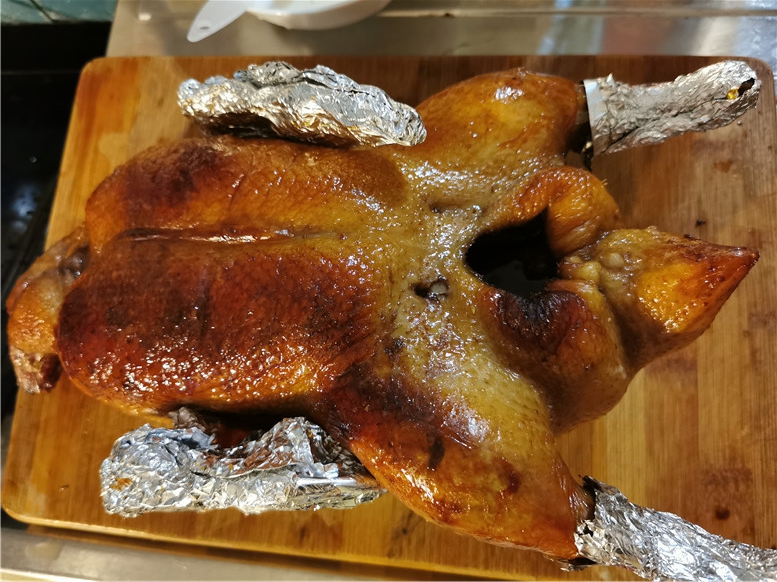【生酮低碳】烤鸭，简化超方便三步烤鸭的做法