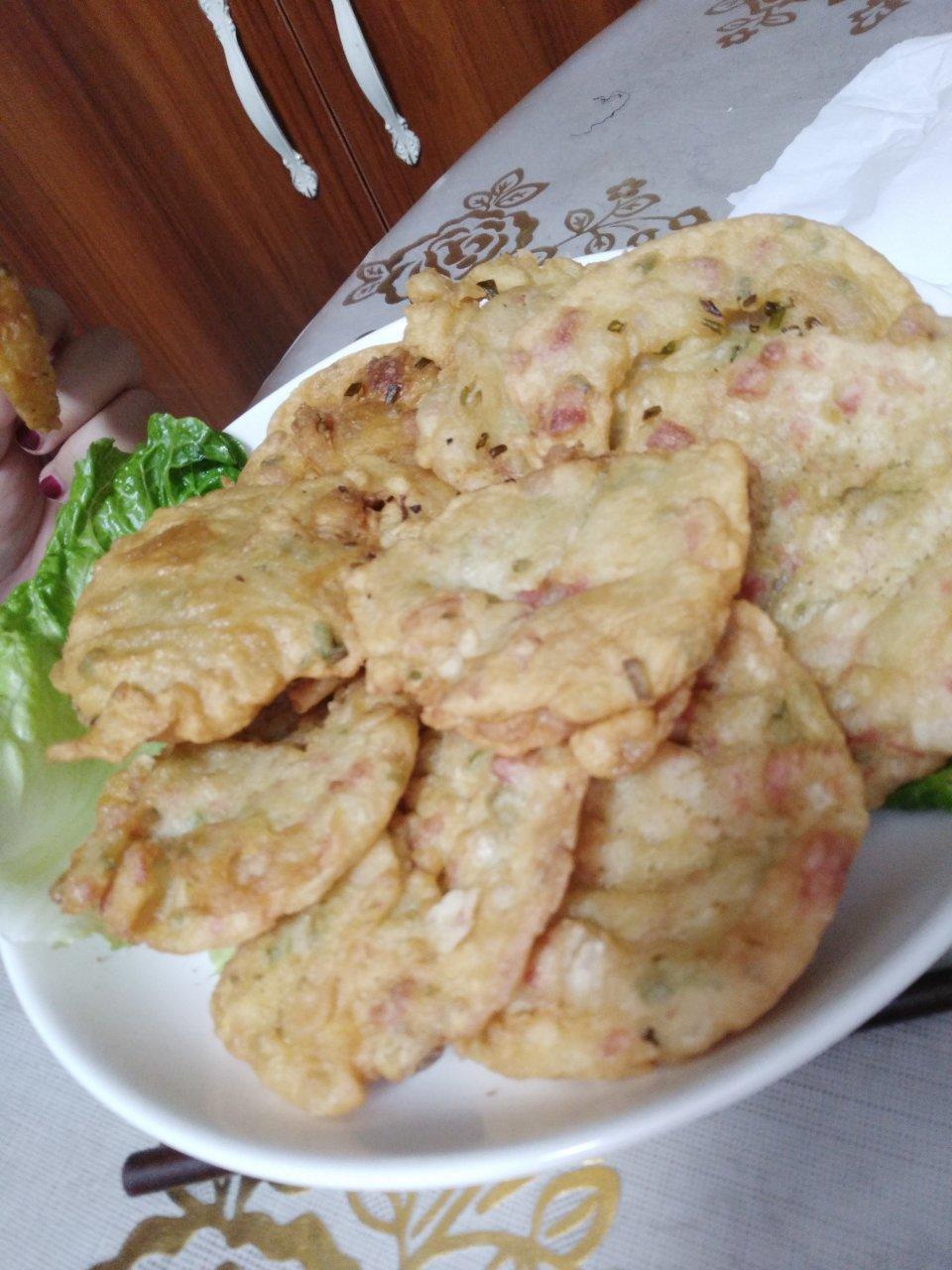 鸡蛋葱花饼---超简易