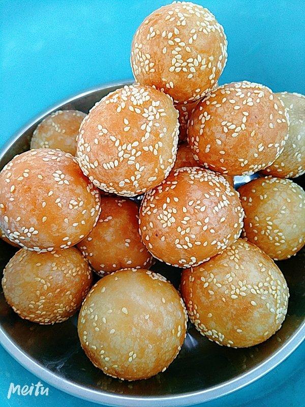 自制空心麻圆