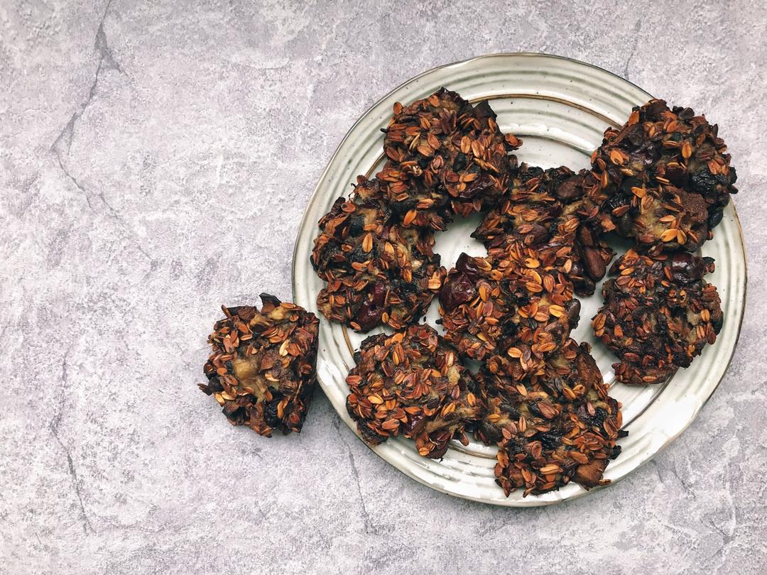 纯香蕉燕麦核果能量饼干