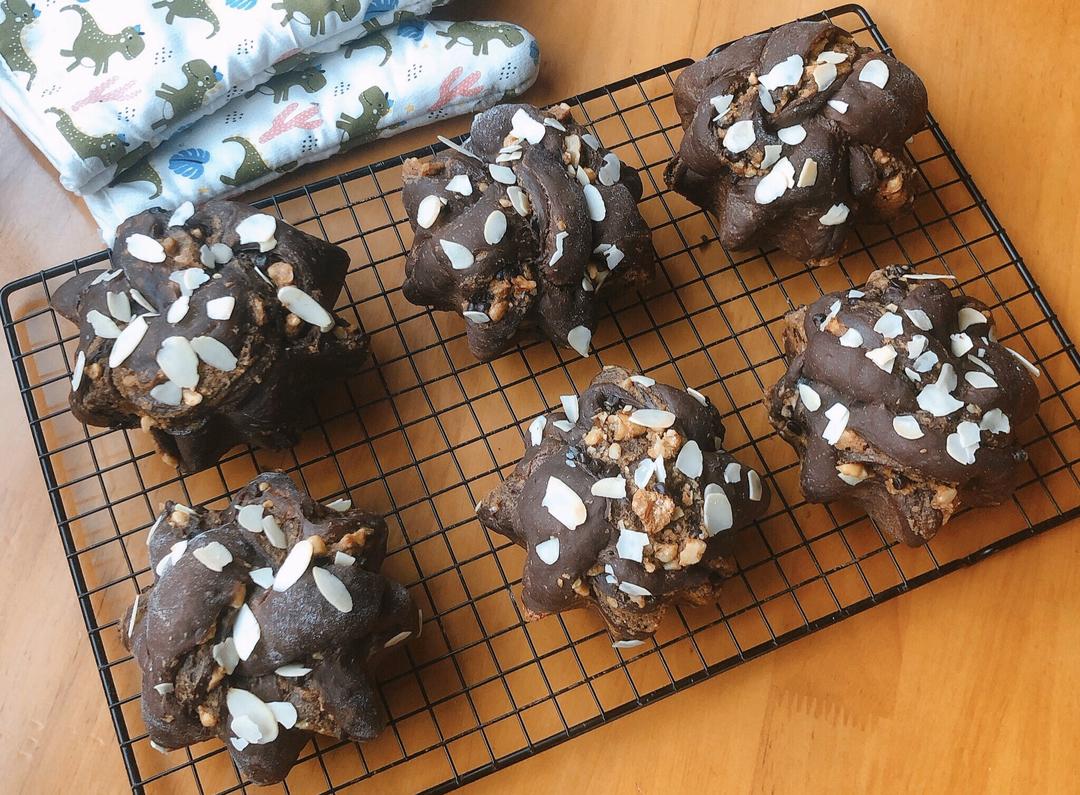 朱古力咖啡核桃包