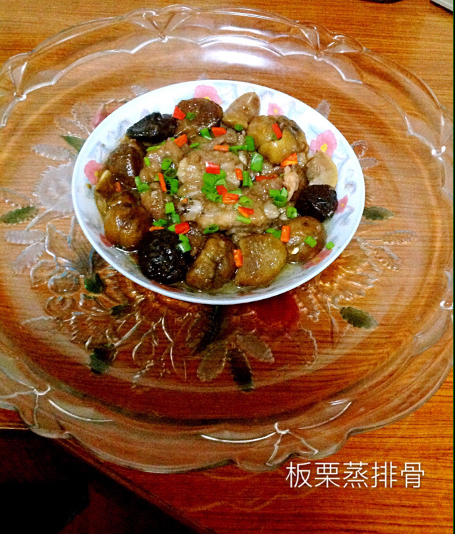 板栗蒸排骨