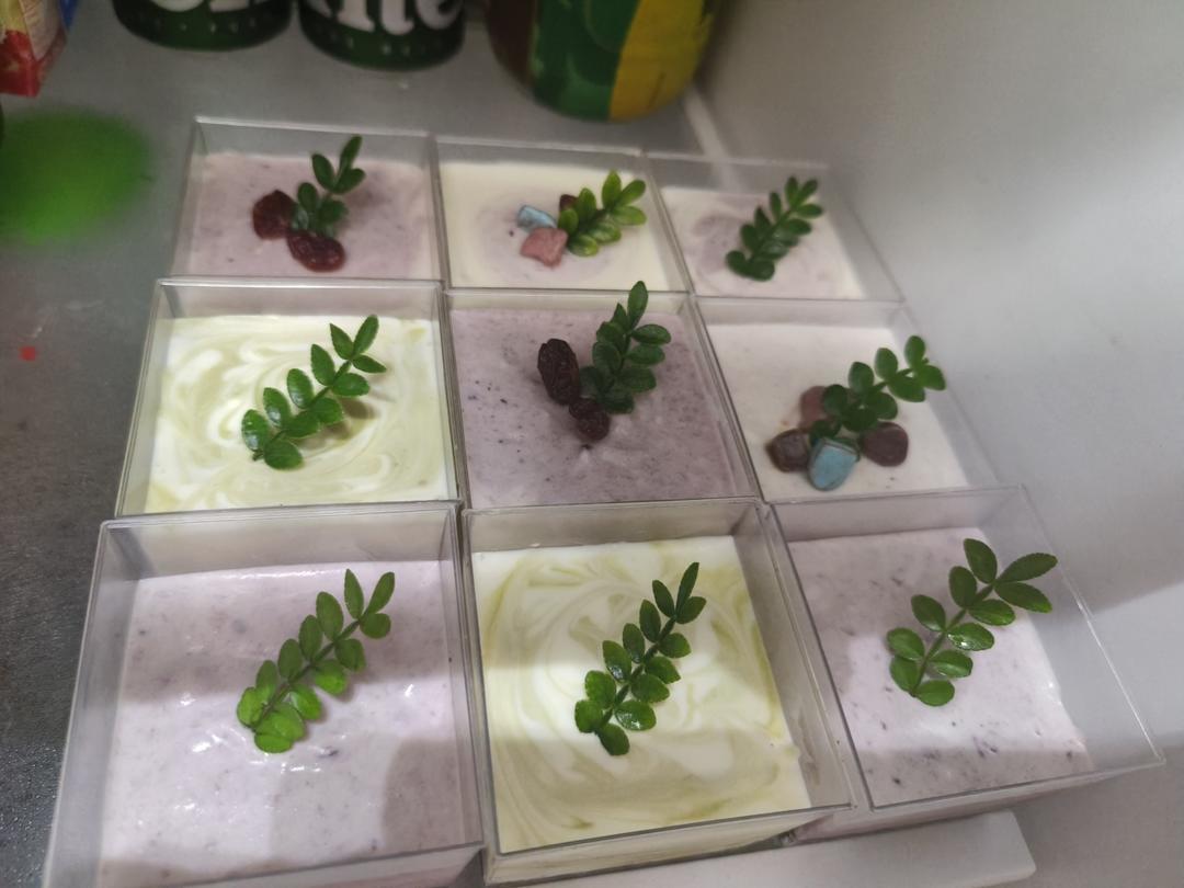 免烤零失败|渐变蓝莓🫐芝士慕斯蛋糕🍰
