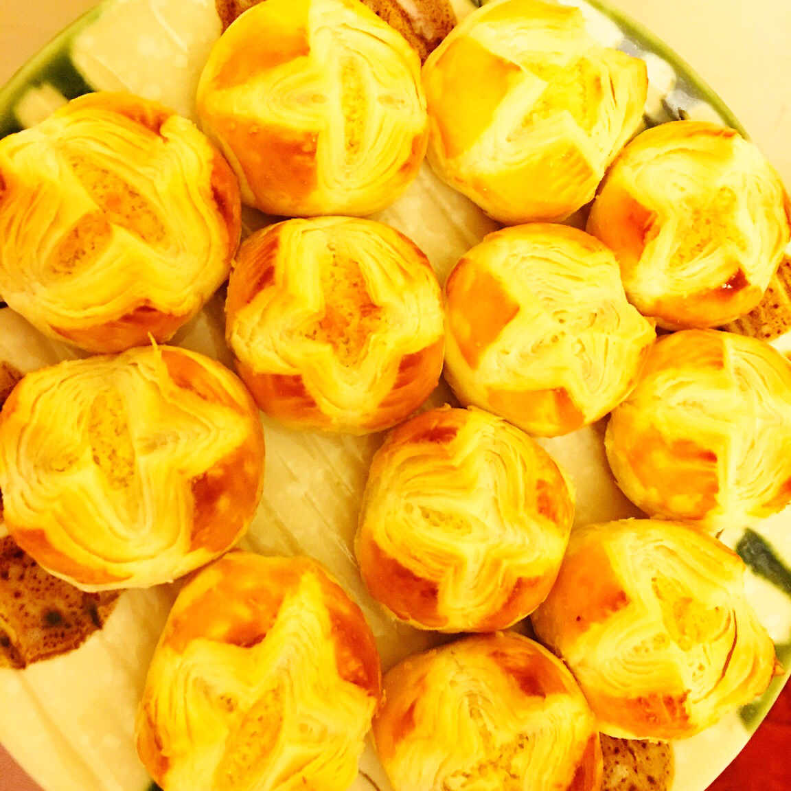 花开富贵之四种口味的椰蓉开口酥