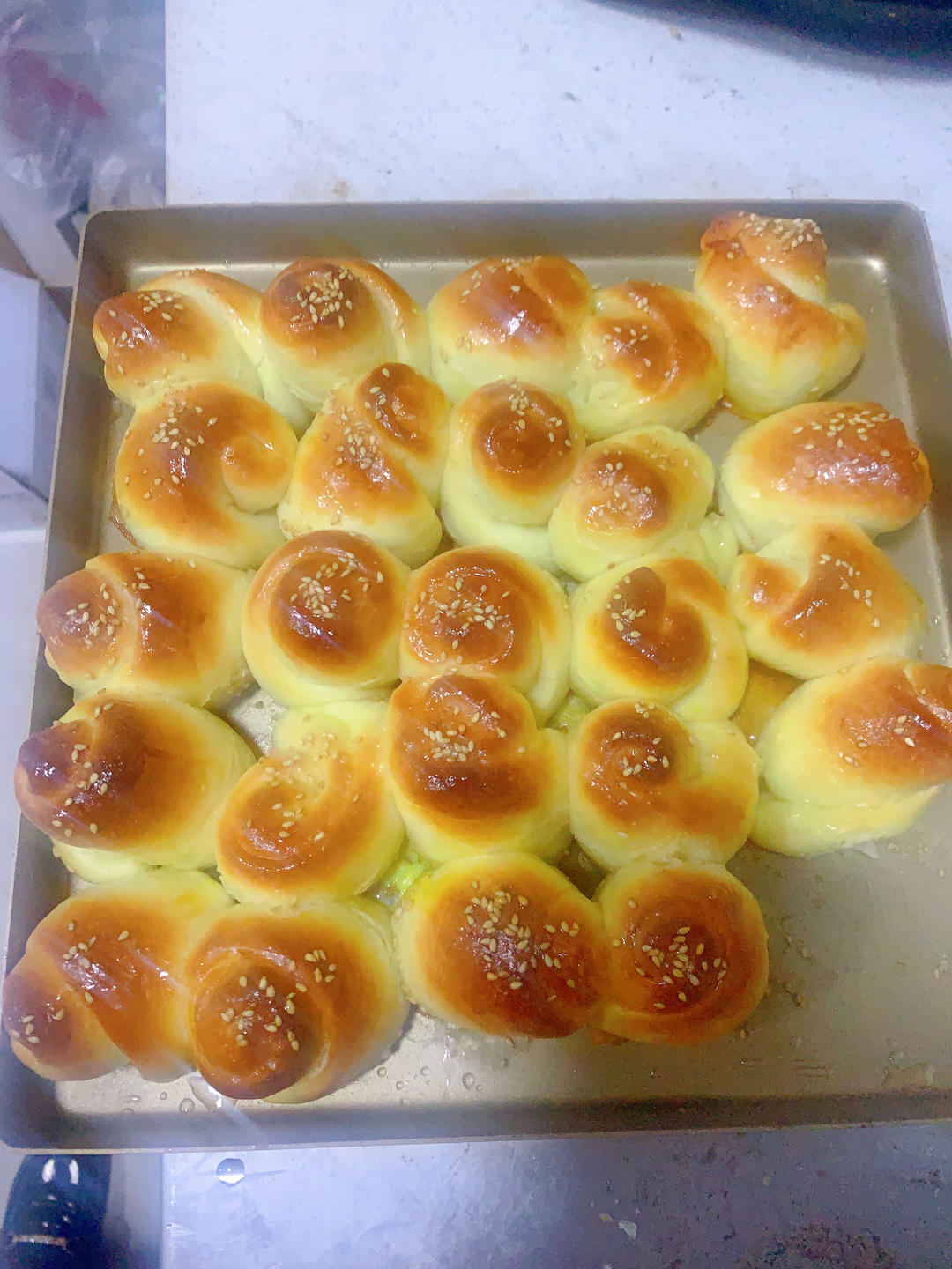 脆底蜂蜜小面包