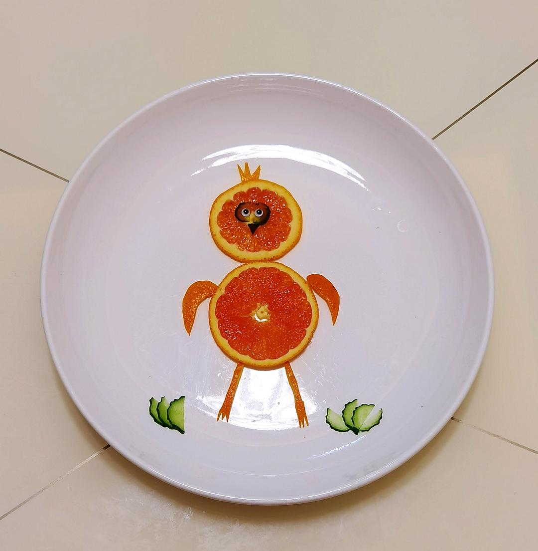 果蔬拼盘–餐盘画