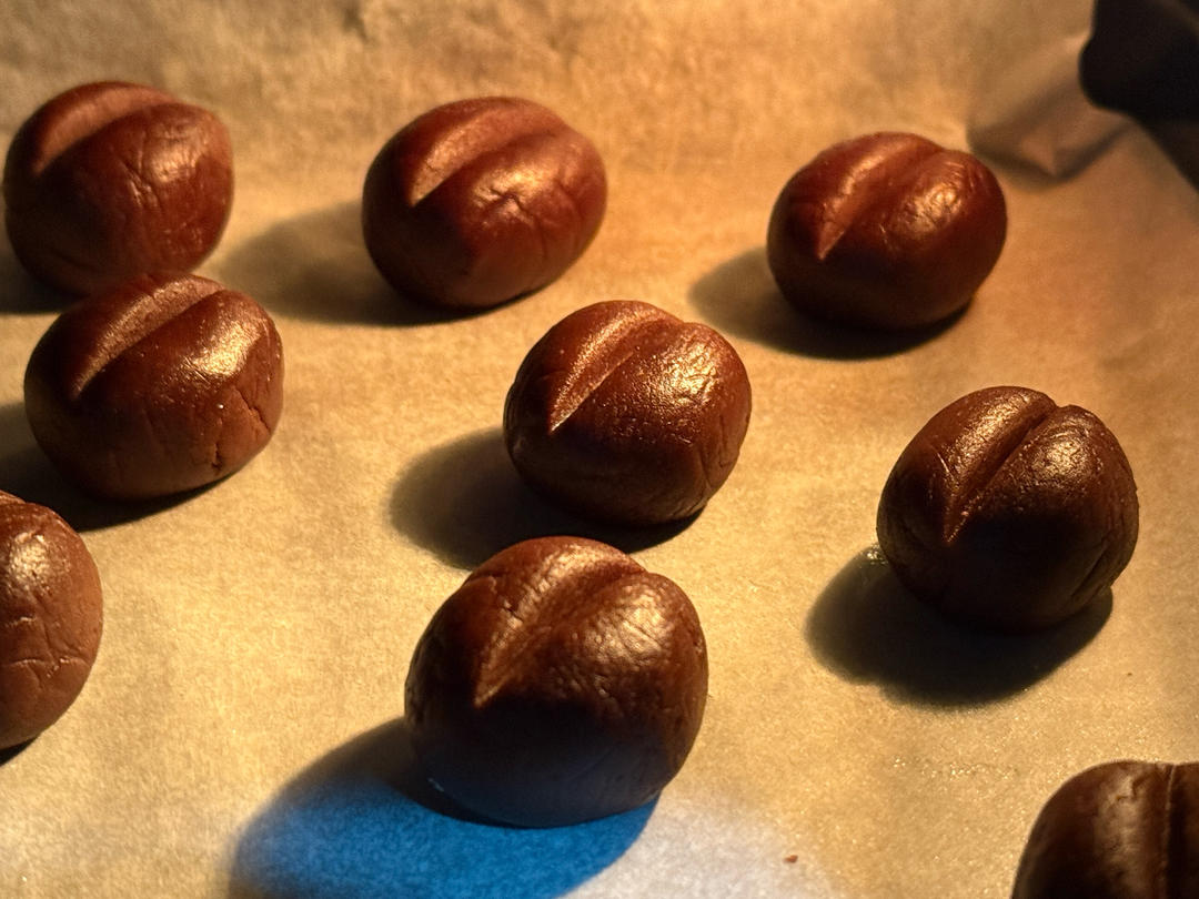 韩国超人气咖啡豆曲奇饼干