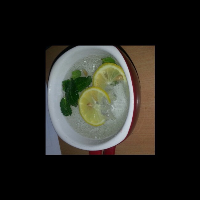 薄荷柠檬苏打汽水