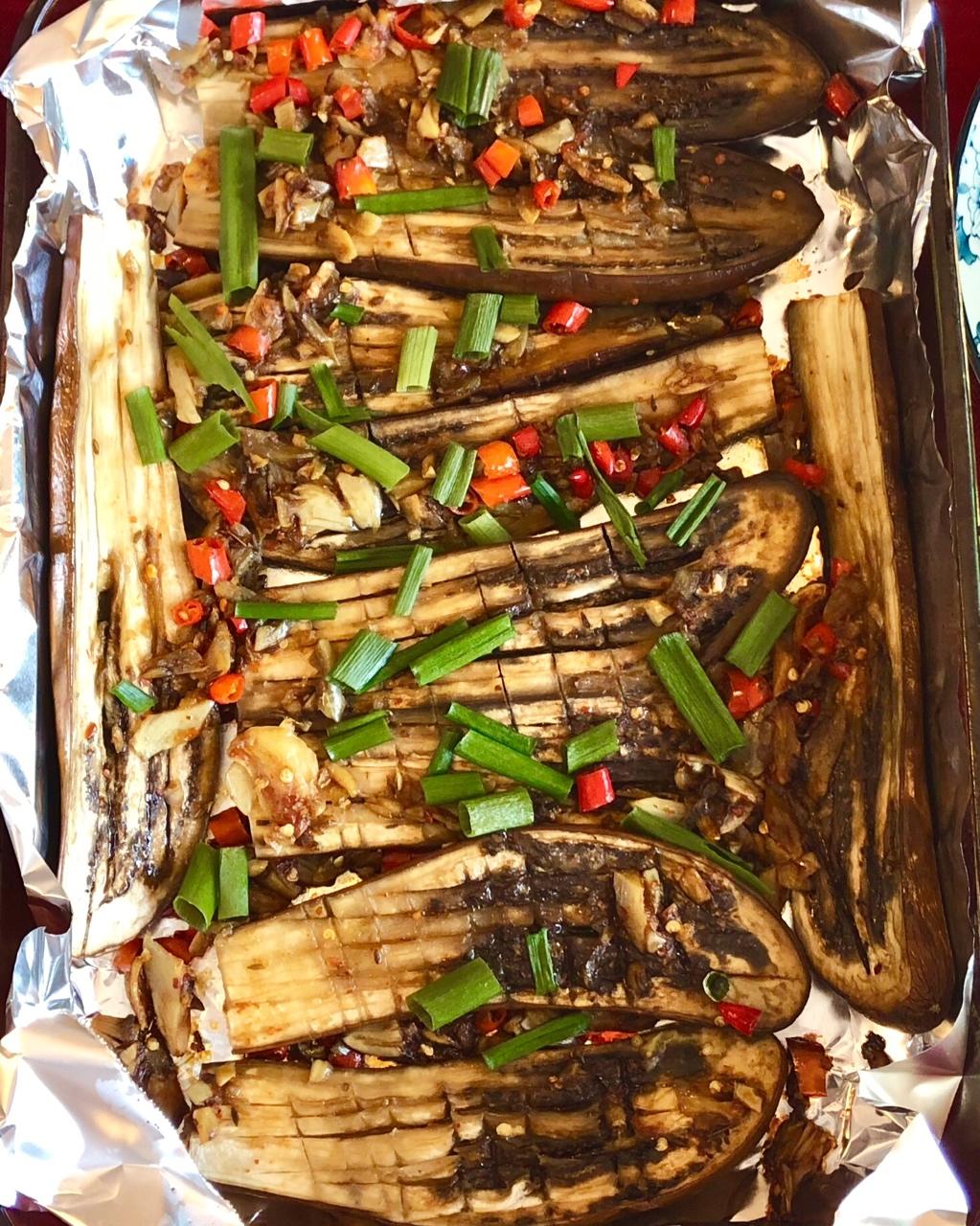 蒜味烤茄