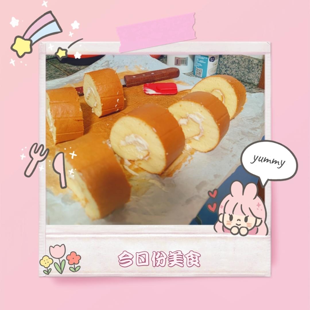蛋糕卷这样做‼️不掉皮不开裂（小视频食谱）