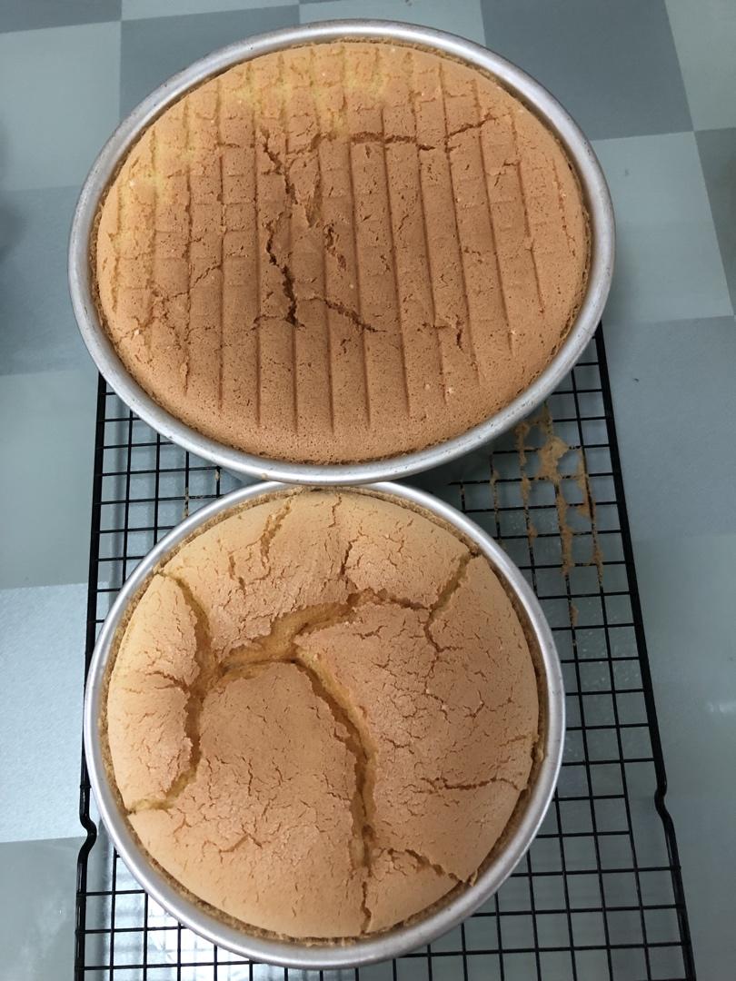 6寸原味戚风蛋糕
