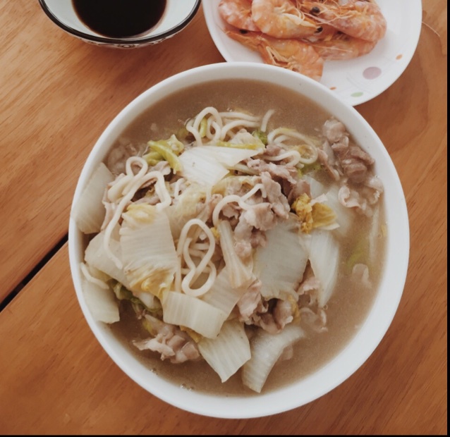 羊肉白菜粉丝煲