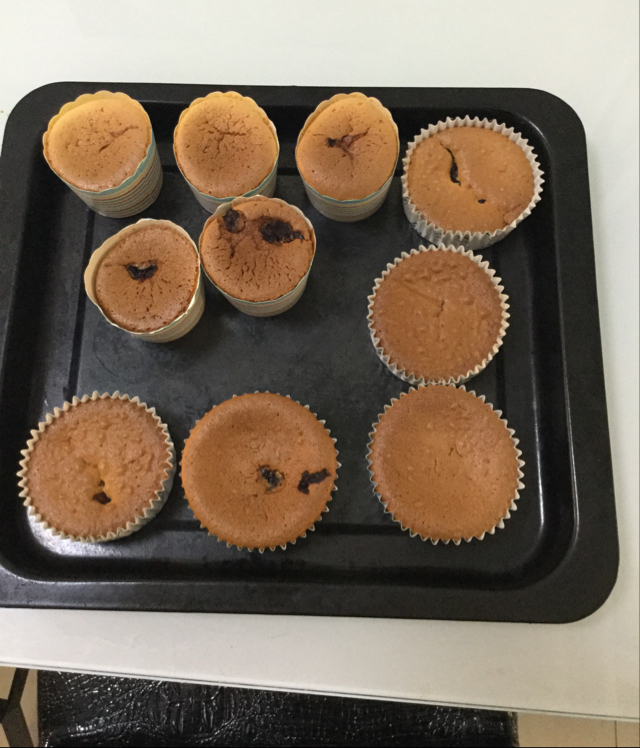 蔓越莓棉花纸杯蛋糕