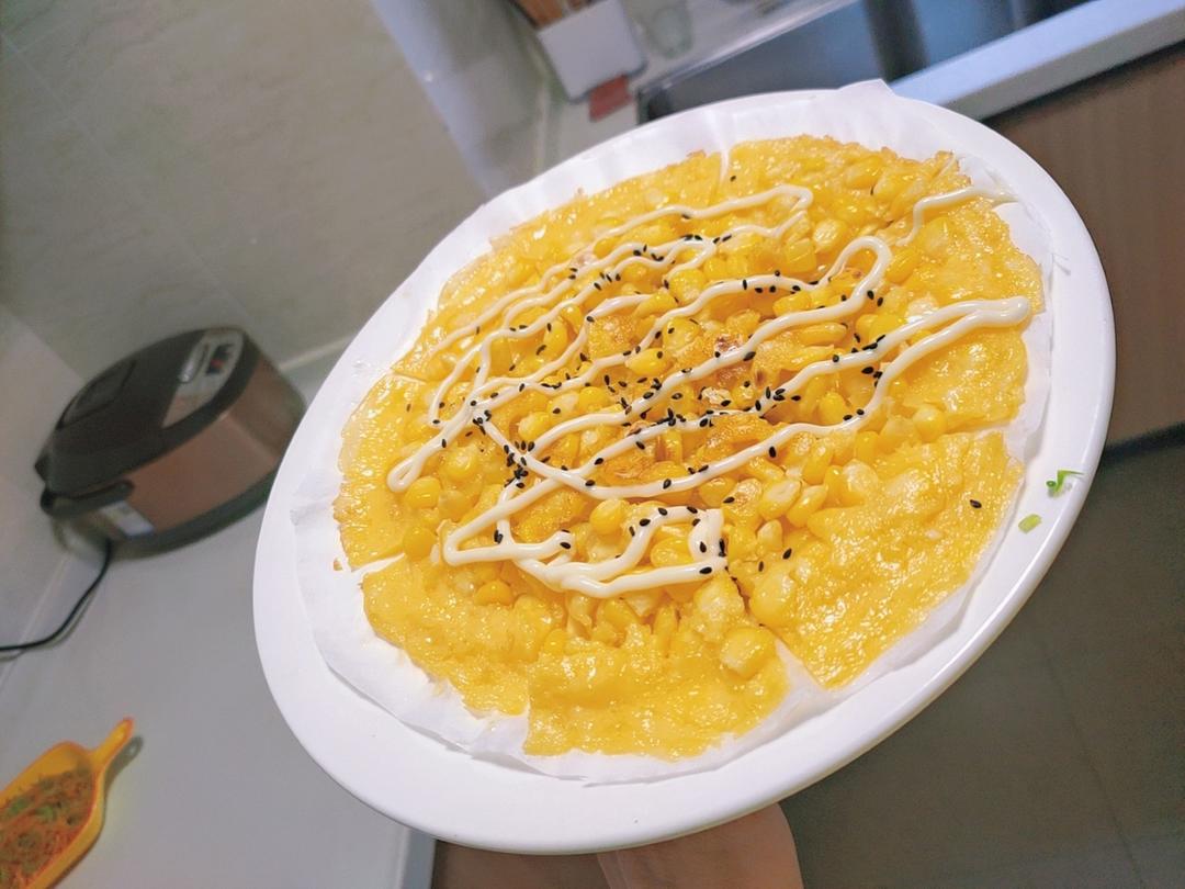 ㊙️咬一口就会爱上的早餐饼～奶香玉米烙