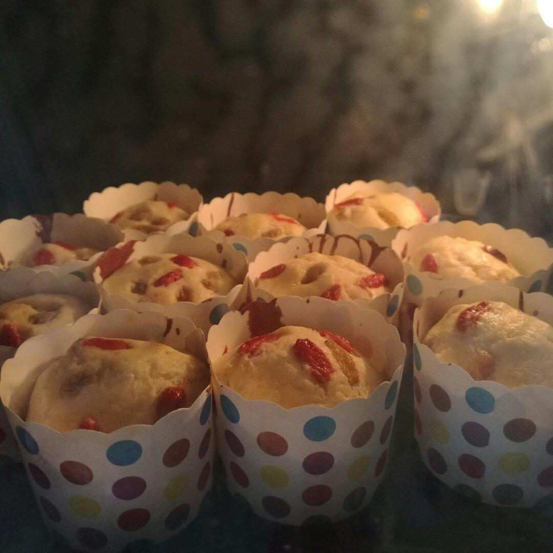 快手香蕉纸杯蛋糕