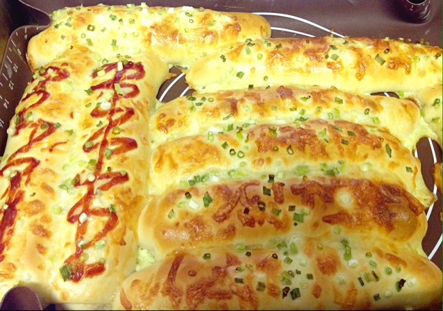 葱香芝士面包
