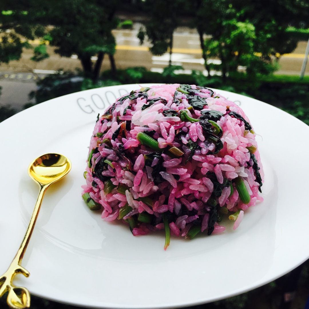 苋菜炒饭