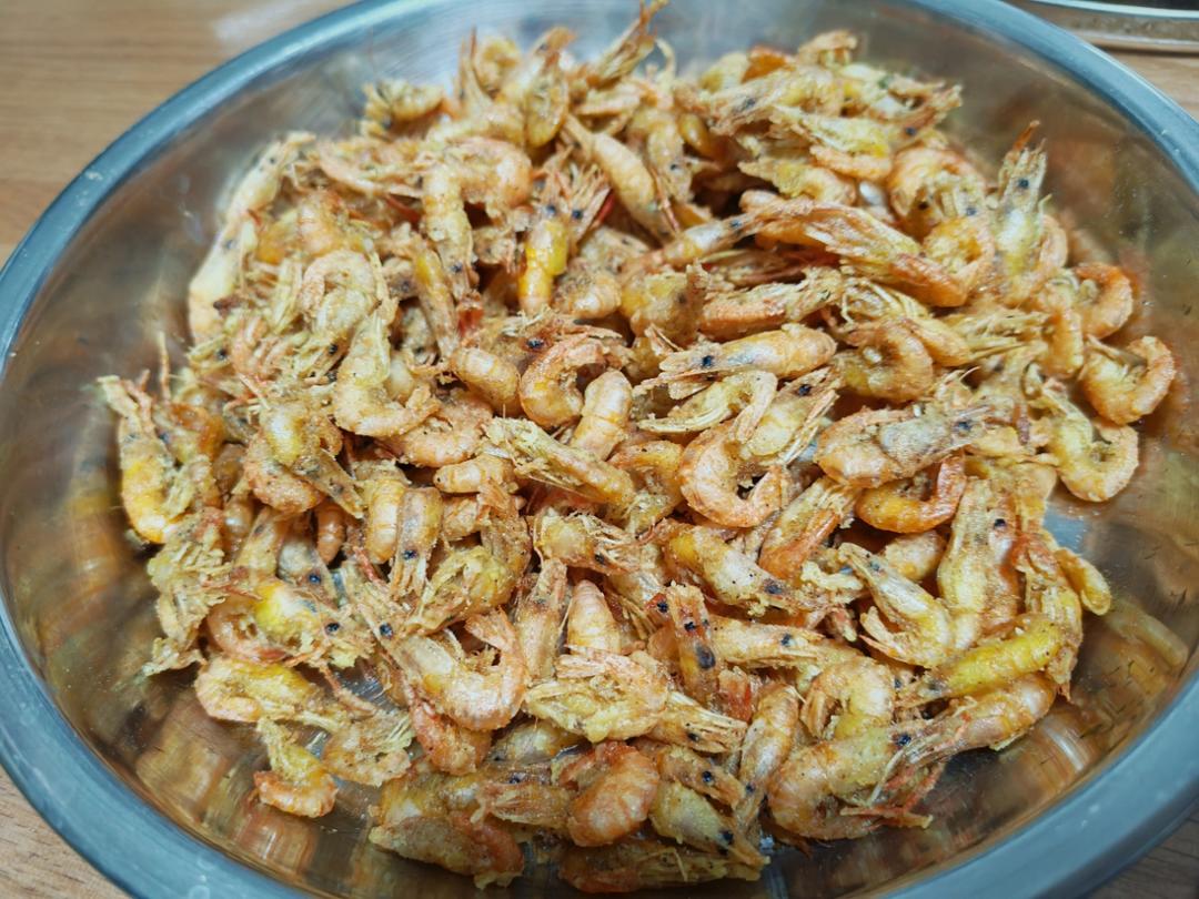 超级好吃椒盐小河虾