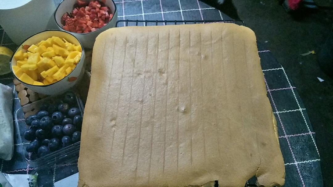 简单快手的便当饭盒水果盒子蛋糕