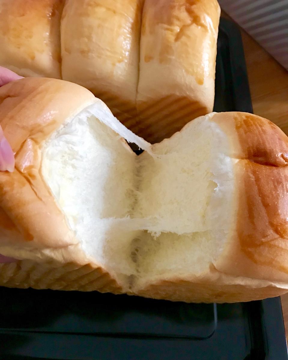 jarfay做的夺命软吐司(`)超软拉丝极速方便的一次发酵吐司