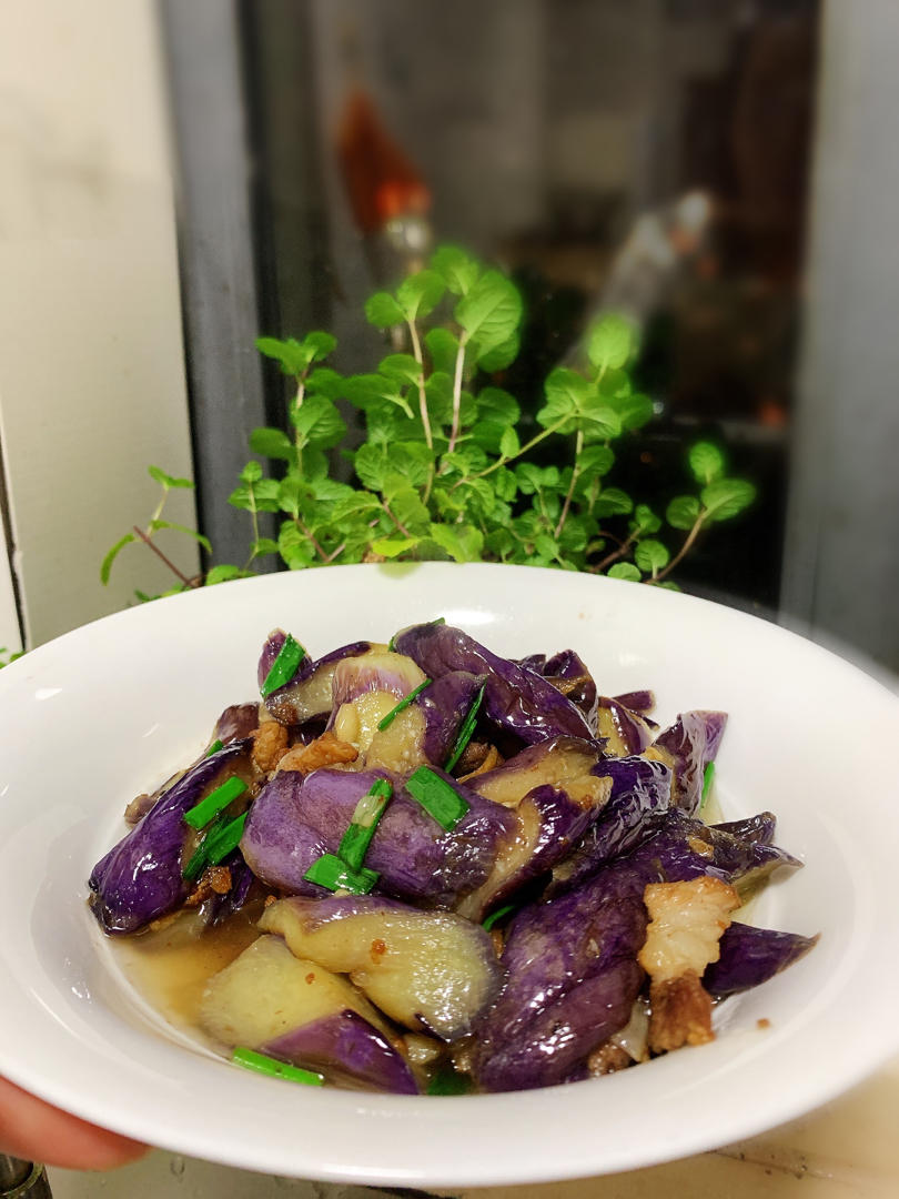 极简家常肉末茄子，不腌不蒸不过油