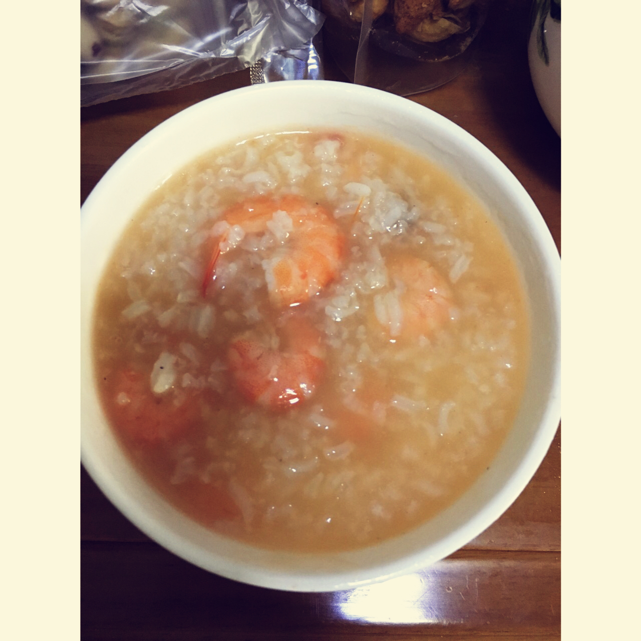 秘制鲜虾粥