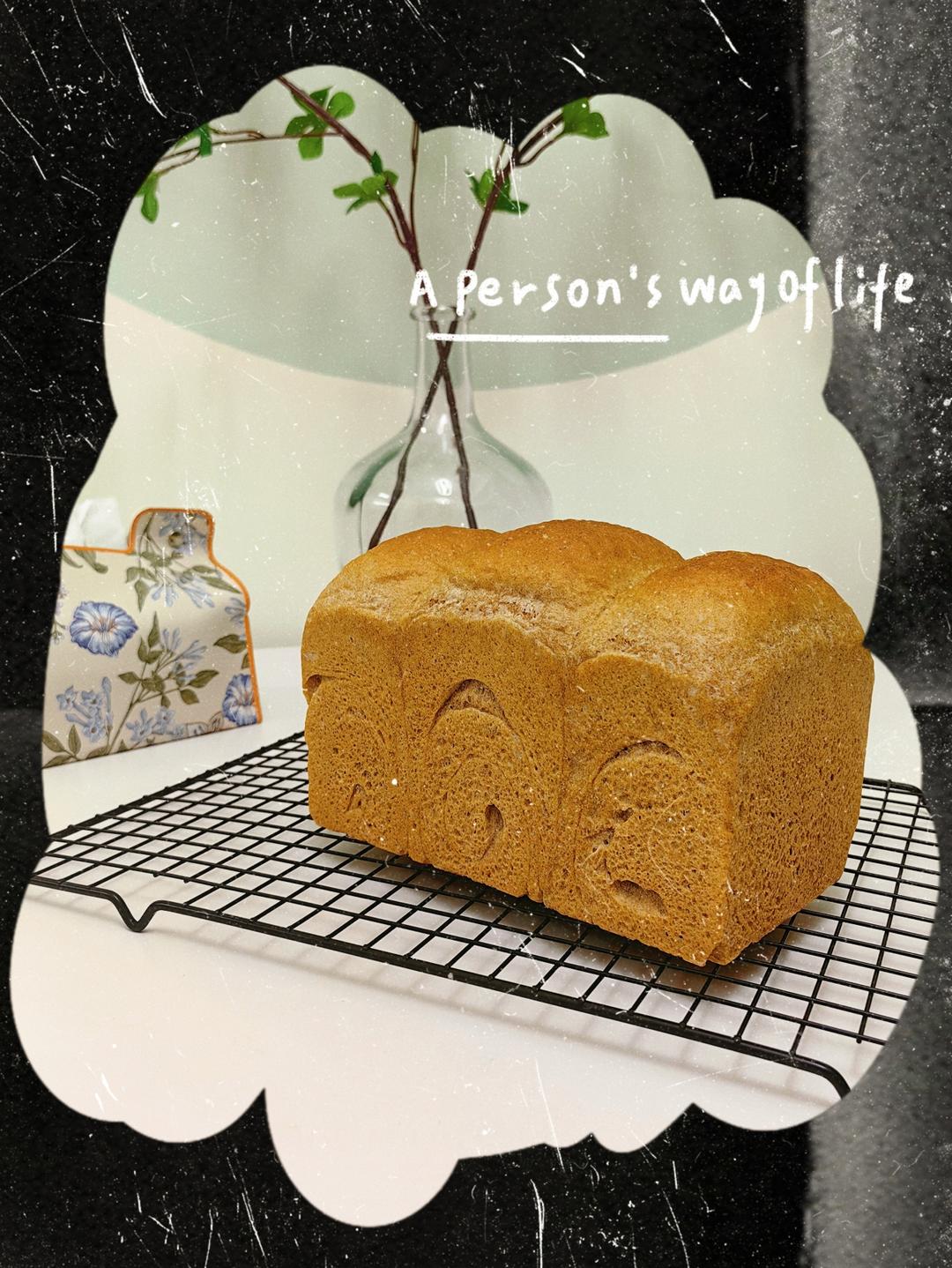 100%全麦吐司（无糖无油）