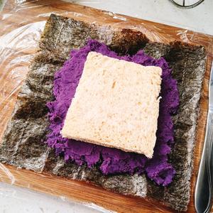 ❤️减脂必备：紫薯无米饭团的做法 步骤3