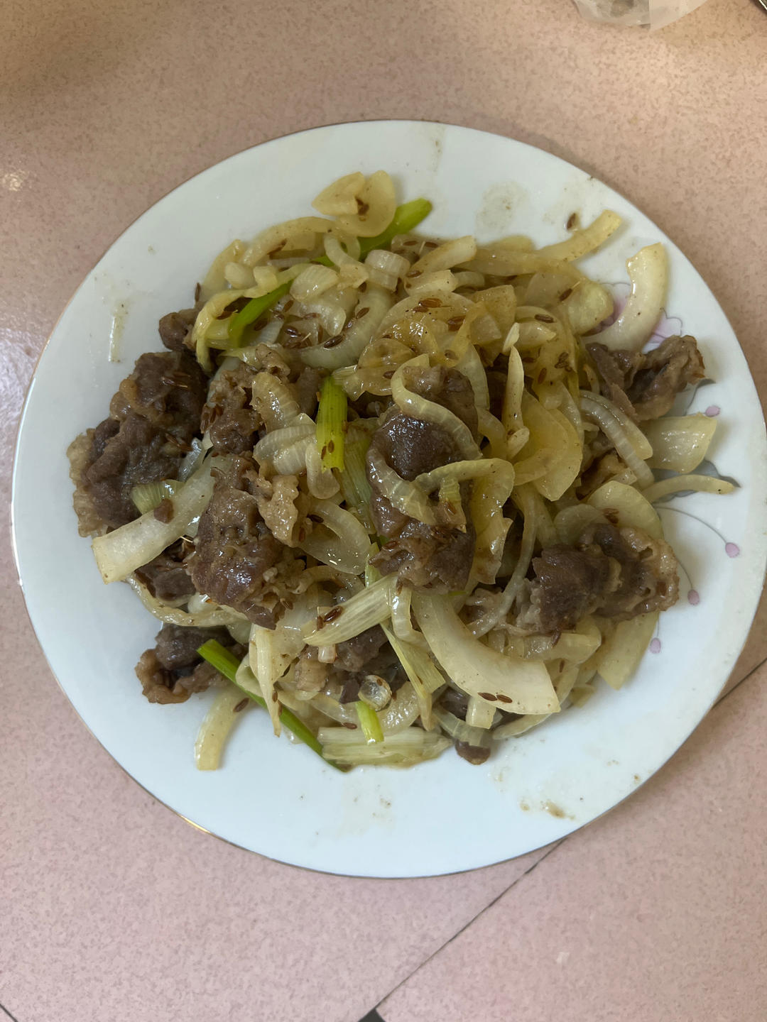 炒了20多年的葱爆羊肉