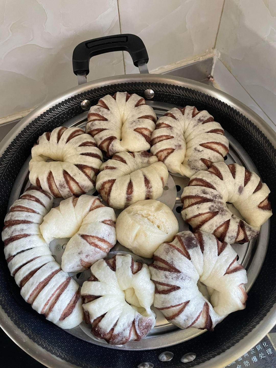 小灯笼豆沙卷 豆沙包 超治愈 一次醒发 附整形细节视频