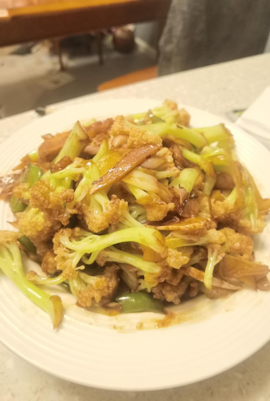 和饭店一个味道的干锅花菜