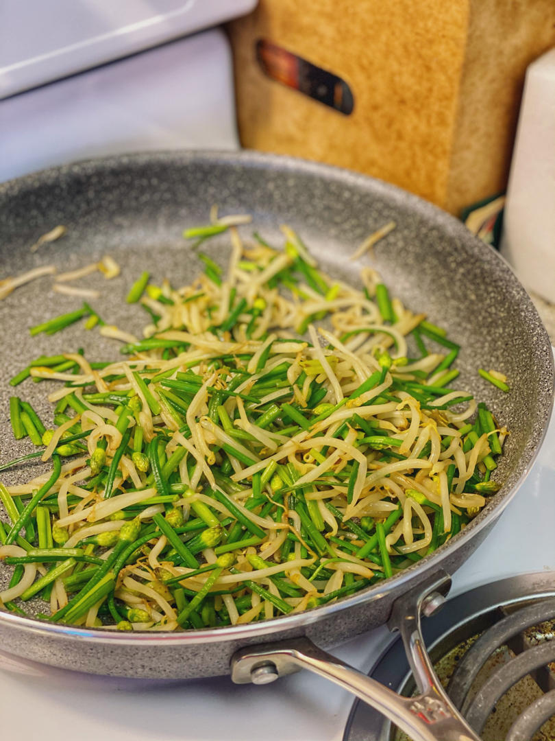 韭菜豆芽