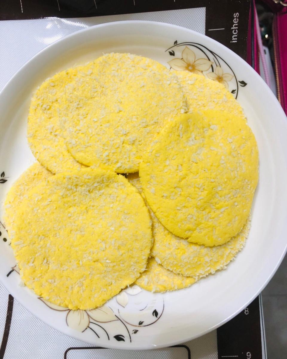 雪花南瓜饼