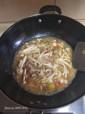 白玉菇炒肉片的做法 步骤9