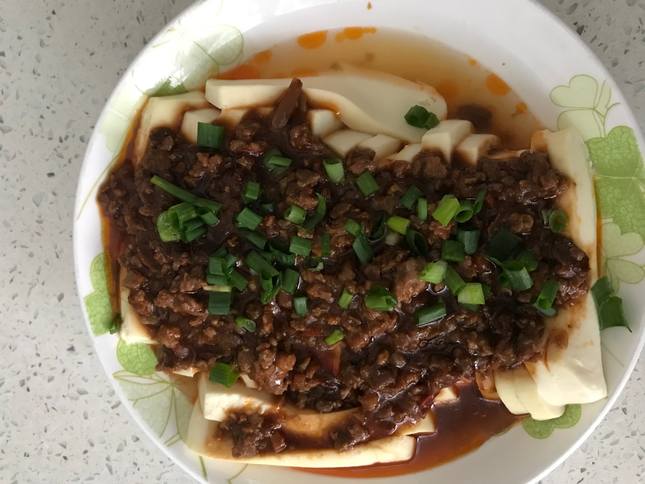 剁椒肉末蒸豆腐